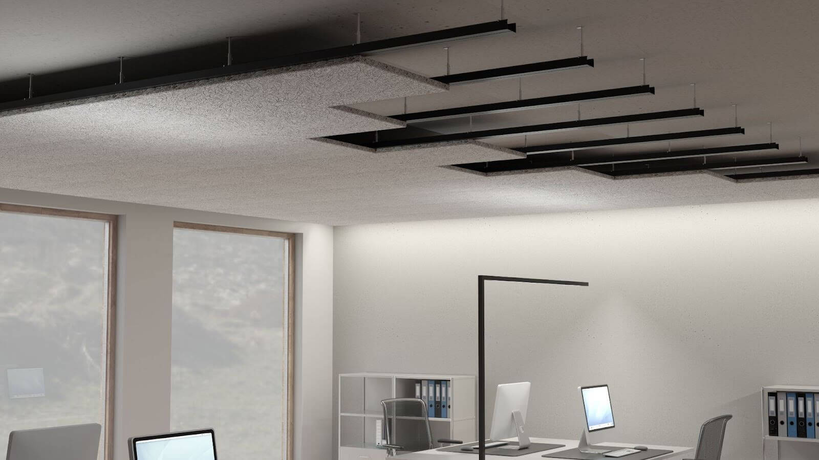 Acoustic ceiling panels